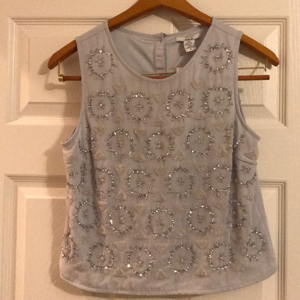 Beaded tank — NWT — perfect party top!